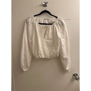 Abercrombie & Fitch White Blouse